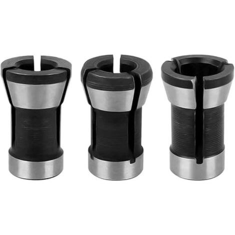 3-teiliges Spannzangenfutter-adapter-set, 6 Mm/6,35 Mm/8 Mm, Spannzangenkopf Für Bohrer, Spannzangenfutter, Fräsmaschine, Spannfutter-zubehör