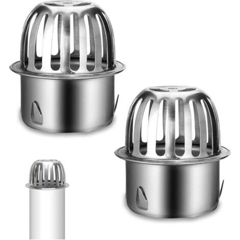 Lot Von 2 Filtern Für Gouttière, Grille De Protection Für Gouttiere, Protection Gouttière Anti Feuille, Tuyau De Descente Für Gouttière Für Aider À Garder Le Drain Dégagé