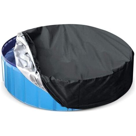 Rundes Becken, 122 Cm, Uv-undurchlässig, Für Den Pool Ihres Hundes