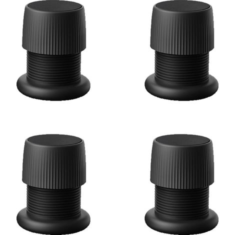 Lot Von 4 Rehausseurs Réglables Antidérapants For Meubles, 4,1 Bis 6,3 Cm Für Canapé, Lit, Table, Chaise, Noir