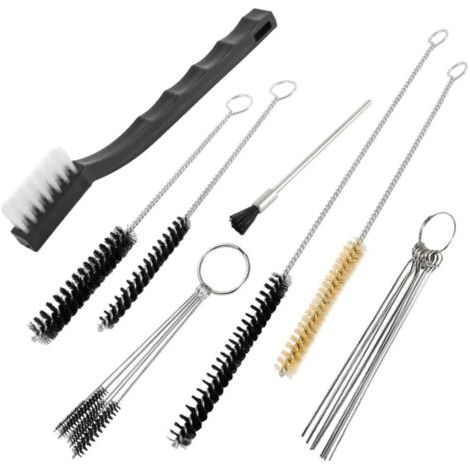 17-teiliges Lackierpistolen-reinigungsset, Airbrush-pistolenbürsten-komplettset, Zum Reinigen Von Airbrush-lackierpistolendüsen Und -spitzen (airbrush/schwerkraft)