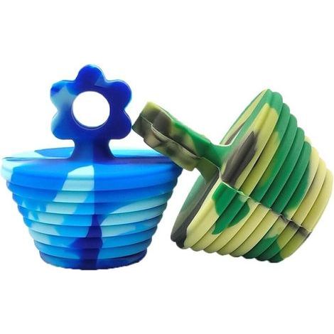 Badewannenstopfen, 2 Stück, Universeller Abflussstopfen, Silikon-abflussstopfen, Küchen-abflussstopfen, Für Küchen- Und Badezimmer-waschbeckenabflüsse, Mehrfarbig, 5 X 5,5 Cm