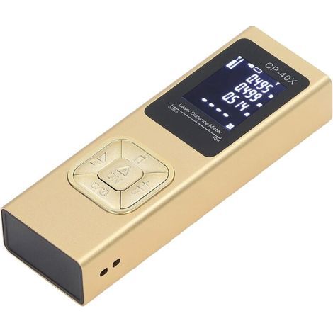 Aiperq Télémètre Laser Numérique Haute Précision Tragbares Messgerät Outil De Mesure Télémètre Ip54 (40 M)