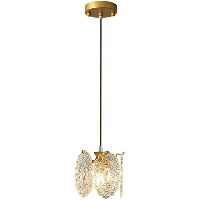 Klarglas-pendelleuchte, 1 Licht, Japanischer Stil, Moderne Vintage-pendelleuchte, Kücheninsel, Scheune, Schlafzimmer, Dekorative Lampe