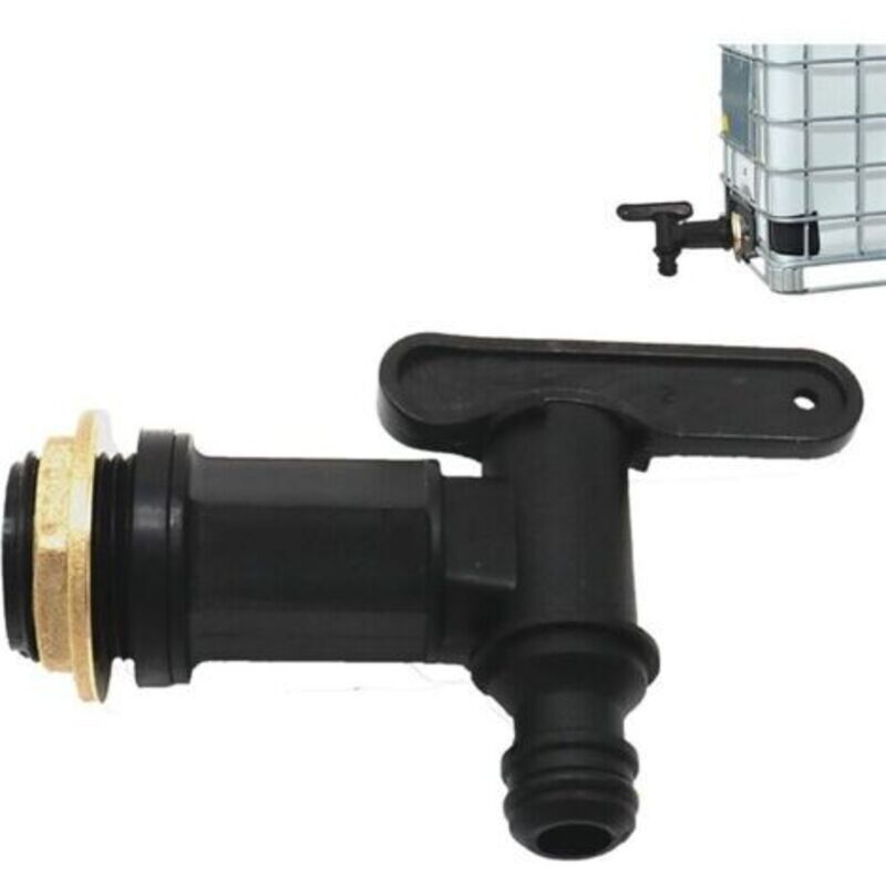 Regenwassertank-armaturen, Ibc-adapter Mit Wasserhahn, Ibc-tank-adapter, Kunststoff-ibc-wassertank-adapter