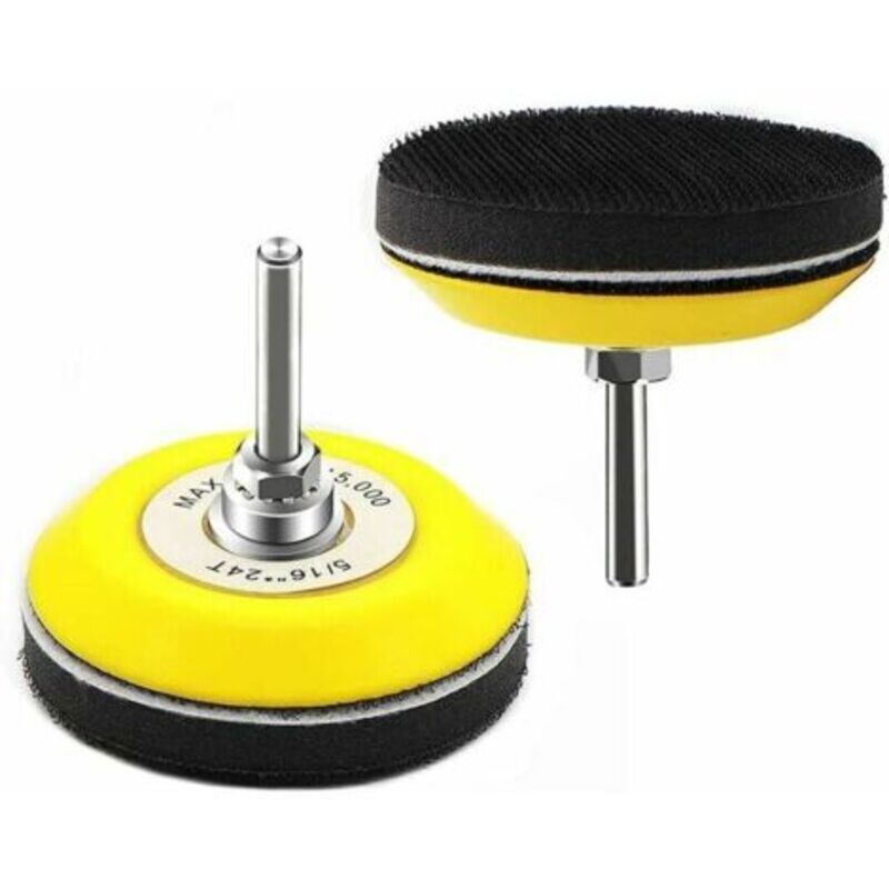 2er-pack 3-zoll-schleifpads Mit Klettverschluss Für Schleifscheiben Mit 6,0-mm-schaft Für Cisea-bohrer