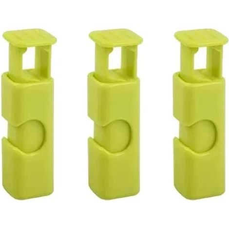 Lot De 3 Pinces De Fermeture À Ressort - Conservation Rapide Et Hermétique Des Aliments (vert)