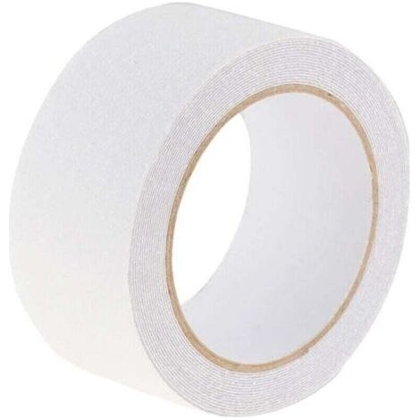 Anti-rutsch-klebeband, Xu, 0,5 Cm 100 Cm, Wasserfeste Selbstklebende Aufkleberrolle Für Treppenstufen Im Innen- Und Außenbereich (weiß)