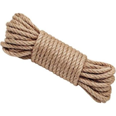 Corde De Jute – Artisanale – 6 Mm – 30 M – Widerstandsfähig – Vielseitig Einsetzbar – Umweltfreundlich