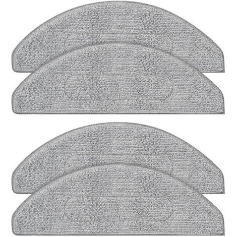 Set Aus 4 Wiederverwendbaren Kompatiblen Serpillen Mit Irobot Roomba Combo I5/i5+/j5/j5+, Waschbaren Serpillen Aus Mikrofaser Und Kit Mit Bekleidungszubehör
