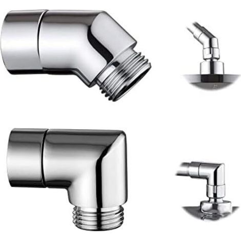 2 Stück 90°/135° Ellenbogen-neigungs-duschkopf-adapter, Messing-handbrause-adapter, Badezimmer-handbrause-duschkopf, Für Universelle 1/2-zoll-schnittstellendusche
