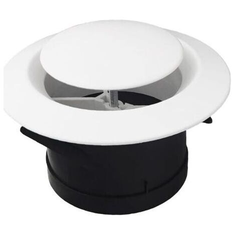 Lüftungskanalabdeckung, Deckendiffusor, Abluftzufuhrventil, Belüfteter Lufteinlass, Lüftungsrohrabdeckung, 100 Mm