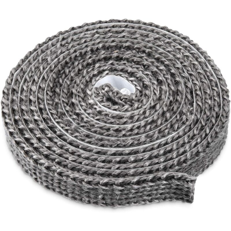 Selbstklebender Dichtungsstreifen Für Holzöfen, Kamine Und Öfen, Aus Fiberglas, Hitzebeständig Bis 550 °c, Maße 3 Mm X 20 Mm X 3 M, Ideal Für Ofentüren Und Heizkessel