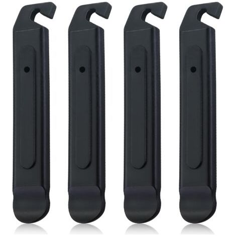 Schwarzer Kunststoff-fahrradreifenheber, Fahrradreifen-reparaturwerkzeug, Tragbarer Fahrradreifen-reparatur-montagehebel