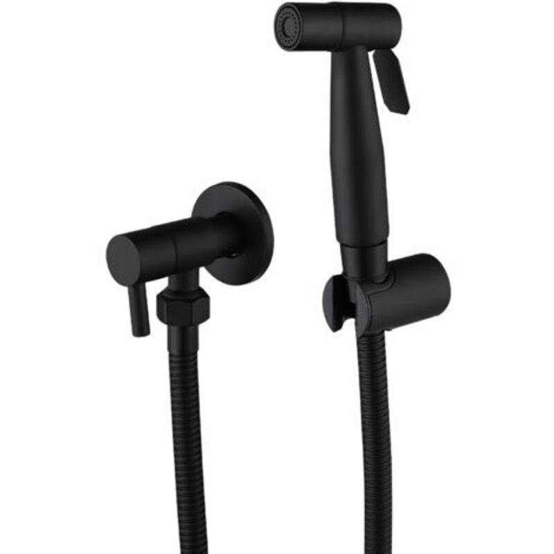 Toilettenspüler Aus Rostfreiem Edelstahl, Bidet-spülerset, Reinigungsspüler Für Die Toilette Von Robinet (schwarz)