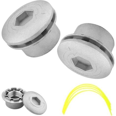 2er-pack Hochleistungs-universal-trimmerköpfe Für Benzin-trimmer