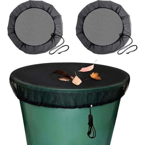 Schutznetz Für Regenwassersammler, 95 Cm, Gegen Mücken Und Tiere, Mit Kordel