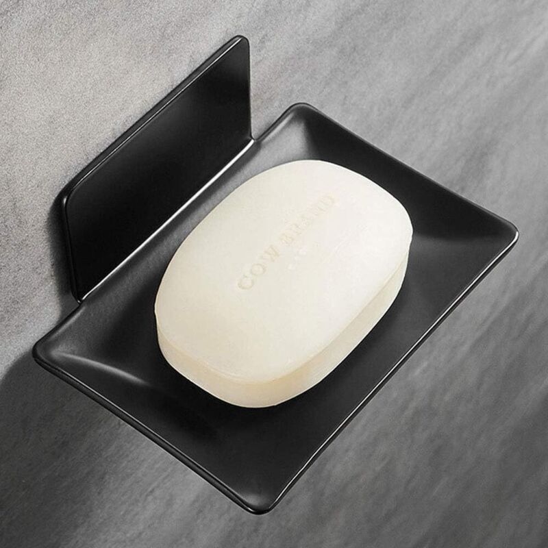 Porte-savon-dusche, Selbstklebend Ohne Percer, Porte-savon-wandgemälde Und Rostfreies Edelstahl, Support De Savon-wandgemälde Mit Abfluss Und Magischem Kleber Für Den Salle De Bain Douche Hôtel Cuisin