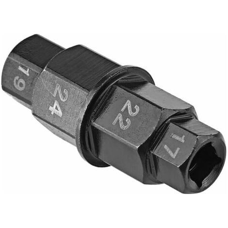 Sechskantschlüssel Für Motorrad-radachse – Entfernungswerkzeug, Innensechskantschlüssel, Vorderrad-achsenadapter (17 Mm/19 Mm/22 Mm/24 Mm) – 1 Packung