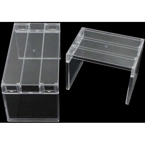 Kühlschrankregal, Kühlschrank-aufbewahrungs-organizer – Kunststoff, Multifunktional, Stapelbar, Für Küchenarbeitsplatte, Speisekammer, 2 Größen (2 Stück)