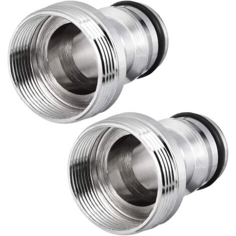 Universelle Wasserhahn-armaturen Für Mischbatterie, 2 Stück, M24-schlauchadapter, Wasserhahn-adapter, Bewässerungsschlauch-anschluss, Messing-wasserhahnnase Für Gartenschlauch
