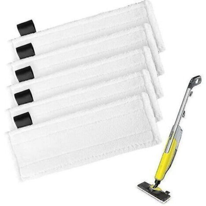 Pro Lot Von 5 Dampf-tampons, Zubehör Für Dampf-nutzen, Kompatibel Mit Karcher Easyfix Sc2