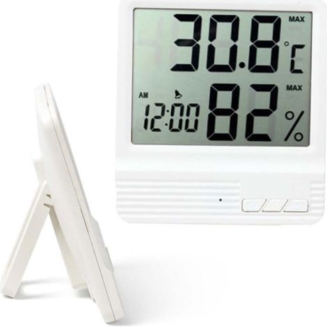 Überwachung Der Temperatur Und Der Innenfeuchtigkeit – Eine Multifunktionsanzeige Für Häuser, Büros Und Unternehmen
