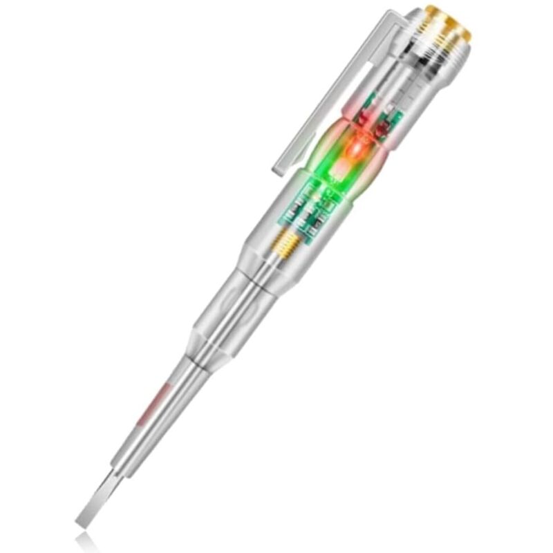 2 Stück Tester-schraubendreher, Spannungsprüfstift, 70–250 V Elektrischer Spannungsdetektor, Elektrische Tester, Abs-gehäuse, Für Schaltkreisreparatur