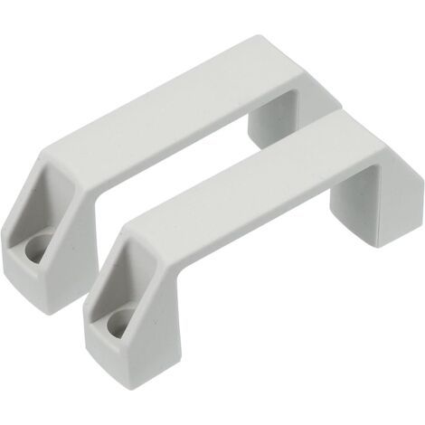2 Industrie-schrankgriffe, Lochabstand 90 Mm, Tür, Werkzeugmaschine, Fabrik, Garage, Herstellung, Aluminiumlegierung, Silberfarben, Ohne Schrauben
