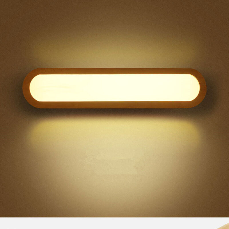 Nordic Massivholz Led Wand Lampe Schlafzimmer Korridor Treppen Kreative Platz Holz Schrank Leselampe Wohnkultur Beleuchtung