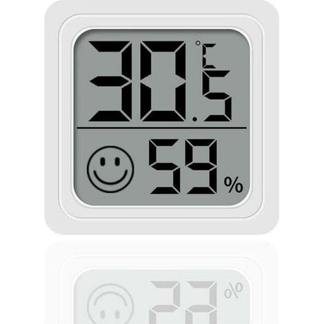 1 Stück Hygrometer Für Zuhause, Babyzimmer, Trockenes Und Nasses Kühl- Und Heizthermometer, Auto-temperatur Und Luftfeuchtigkeit, Einfaches Mini-elektronisches Hygrometer