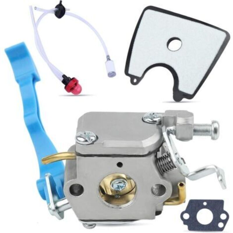 Pr Kit Vergaser Für Husqvarna 125b 125bx 125bvx Souffleur De Feuilles, Vergaser + Gelenke + Leitung + Vergaserfilter + Dichtung + Luftfilter + Passe-câble Ensemble 8 In 1