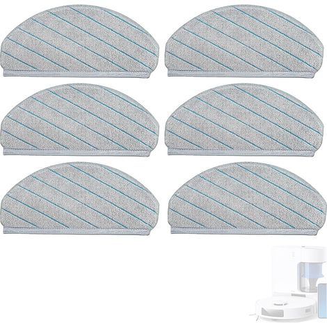 Zubehör Reinigungstücher Für Ecovacs Deebot N20, N20 Pro, N20 Plus, N20 Pro Plus, X1, X1 Plus, T10, T10 Plus, Mikrofaser-wischtuch-ersatzteile, 6 Stück