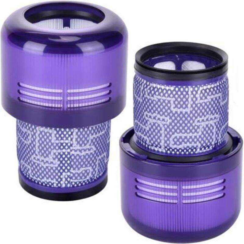 Set Mit 2 Filtern Für Staubsauger Dyson V11 V15 Sv14 Sv22 – Waschbar – Kompatibel Mit Absolute Animal Detect Cyclone Extra Pro Torque Drive – Ersatzteile