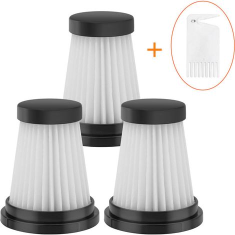 3 Filter + 1 Reinigungsbürste, Kompatibel Mit Moosoo K12, K12 Pro Und K13 Akku-staubsaugern, Filterzubehör