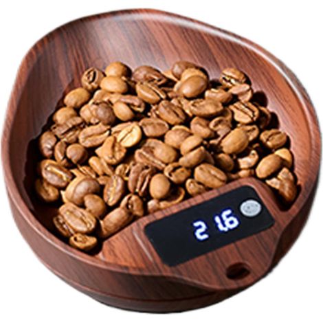 Café-balance – Wiederaufladbare Küchenwaage, Präzision 0,1 G, Hochpräzises Gerät, Fassungsvermögen 1000 G.