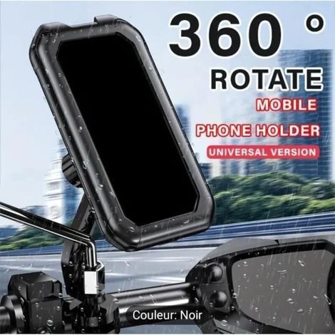 Motorrad-handyhalterung – Allezcadeaux – Wasserdicht – 360° Drehbar – Kompatibel Bis Zu 6,8 Zoll
