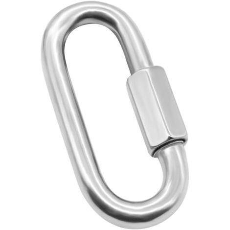 1 Packung Hochleistungs-schnellverschluss-karabiner M12 D-förmige Sicherheitskettenverbinder Für Camping, Wandern