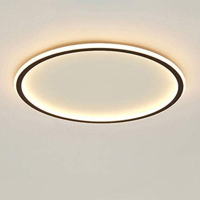 Dimmbare Runde Led-deckenleuchte, Ringleuchte Mit Drei Farbwechseln, Moderne Modische Wohnzimmerlampe Für Zuhause, Schlafzimmer, Büro (30 Cm)