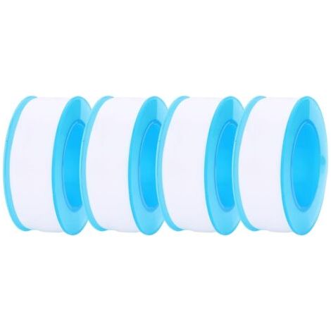 Eine Packung Mit 4 Ptfe-klempnerbändern Zur Verhinderung Von Lecks In Rohren, Duschköpfen Und Abflüssen, Eines Davon Ist Ca. 7 Meter Lang