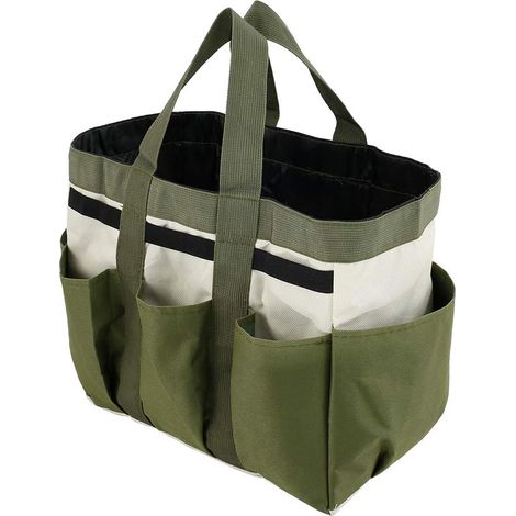 Aufbewahrungstasche Für Gartengeräte, Tragetasche Mit 8 Taschen, Robust, Aus Oxford-stoff, Ideal Für Den Innen- Und Außenbereich. Perfektes Geschenk Für Männer Und Frauen.