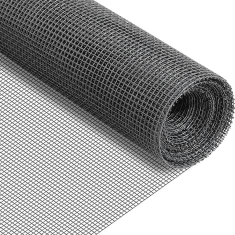 Moustiquaire Aus Glasfaser 1,2 X 2,5 M, Abnehmbar, Für Zusätzliche Türen Und Fenster, Moustiquaire Zum Austausch Für Chats Und Moustiquaire, Grau