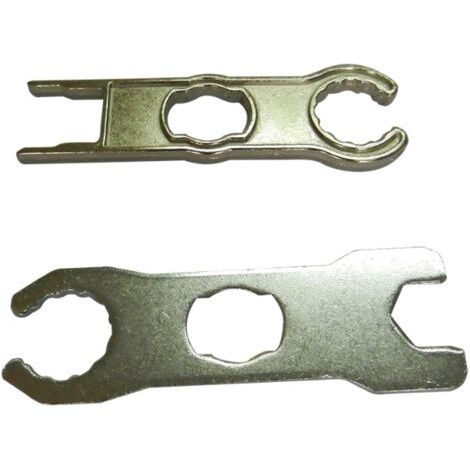 2-teiliges Mc4-solarpanel-verbindungswerkzeug-set, Massiver Trennschlüssel Aus Metall, Drahtcrimper Für Kabel Und Pv-system-anschluss