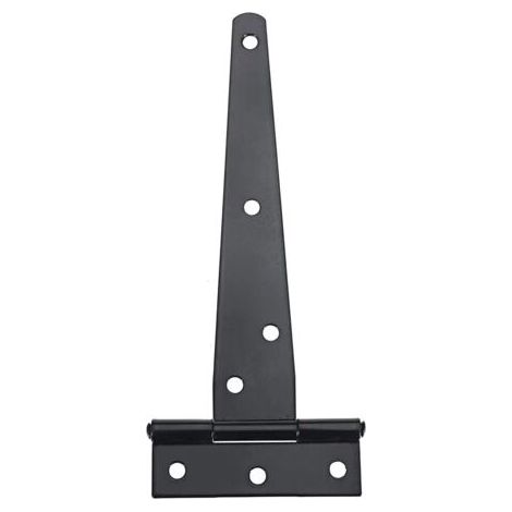 Schwarze T-scharniere Für Flachtüren, 200 Mm, Unsichtbar, Für Möbel, Mit 28 Schrauben, Für Außentüren, Fenster Und Gartenhäuser.