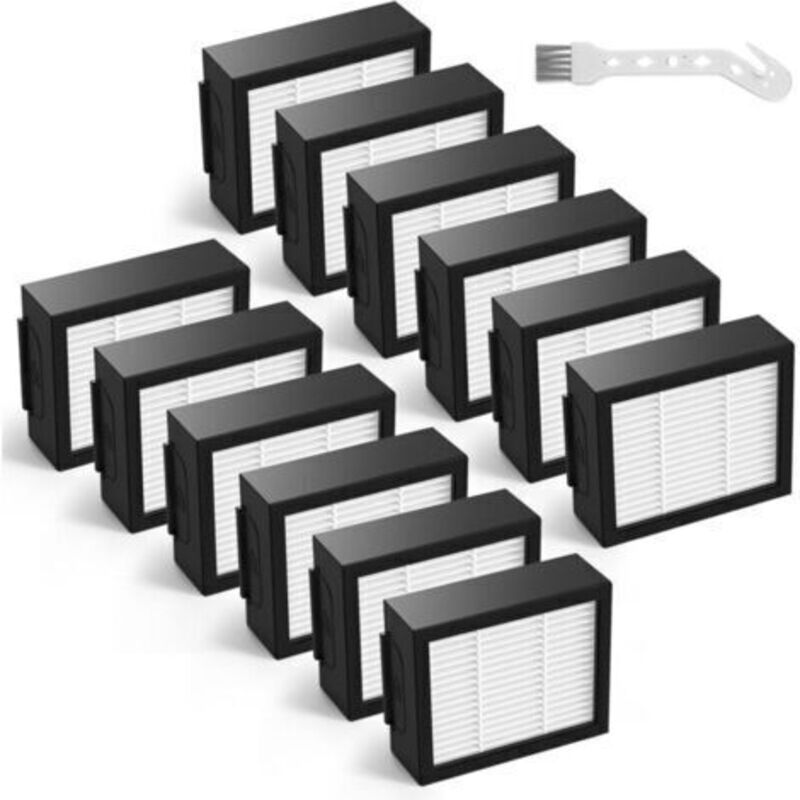 Lot Von 12 Ersatzfiltern Für Den Staubsauger Irobot Roomba I7 I7+ J7 J7+/plus I3 I3+ I4 I4+ I6 I6+ I8 I8+ E5 E6 E7