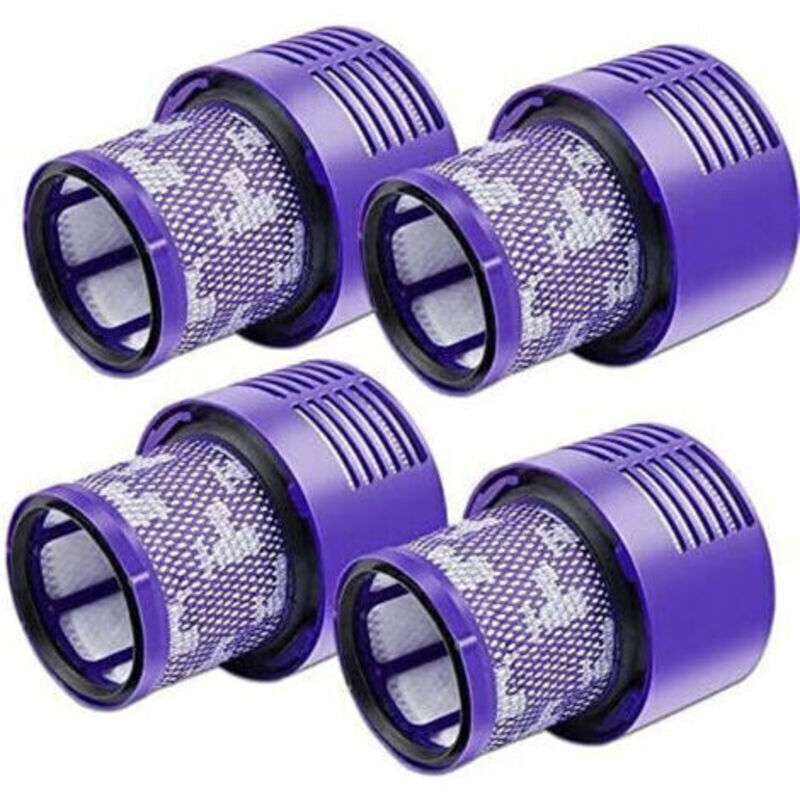Lot Von 4 Filtern V10 Für Staubsauger Dyson, Lot Von 4 Filtern Zum Austausch Für Staubsauger Dyson V10, V10 Absolute, V10 Animal, V10 Motorhead, Sv12 Austauschteil P/n 969082-01.