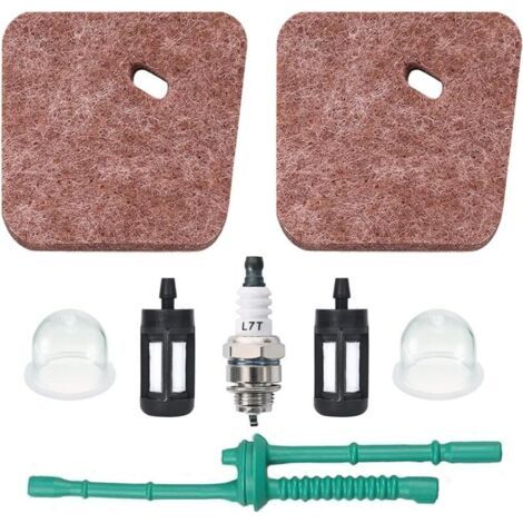 Luftfilter Für Stihl Fs38 Fs55 Fs45 Fs46 Km55 Fs55r Freischneider, Wartungsset Fs 38 Luftfilter Mit Zündkerze, Ansaugpumpe, Schlauch Und Kraftstofffilter