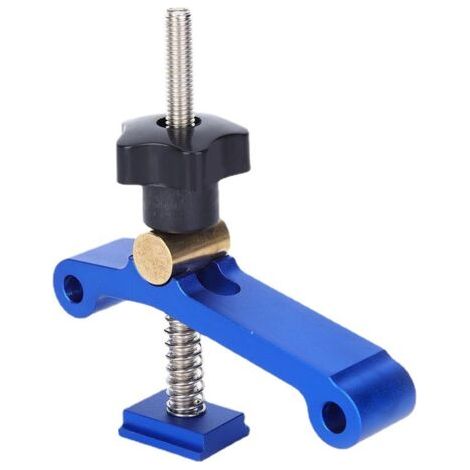 Aluminium-t-halteklemmen, 6-3/8 Zoll Lang X 1-1/4 Zoll Breite, Holzbearbeitung Und Klemmen – Hochfeste 6063-aluminiumlegierung – Fein Sandgestrahlt Eloxiert – Farbe