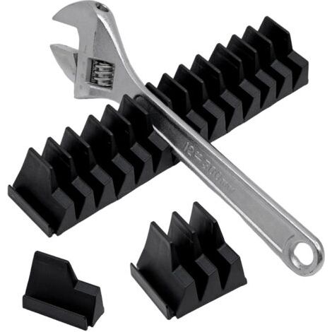 Modularer Schraubenschlüssel-aufbewahrungsständer, Werkzeughalter Für 23 Ringmaulschlüssel, Schraubenschlüsselhalter, Magnetische Stangen, Ratschenschlüssel-organizer