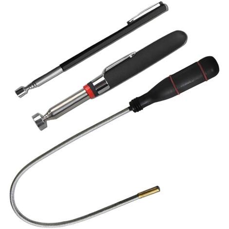 3 Stück Teleskopmagnet, Teleskopmagnete, 60 Cm, Flexibles Magnetisches Aufnahmewerkzeug, Magnet-retriever-stab Zum Aufnehmen Von Kleinteilen Und Metallgegenständen